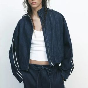 Zara Dark Blue Denim Jacket